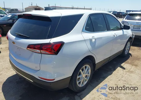 2022 Chevrolet Equinox Fwd Lt из США, поврежденный, VIN 3GNAXKEV5NL297557